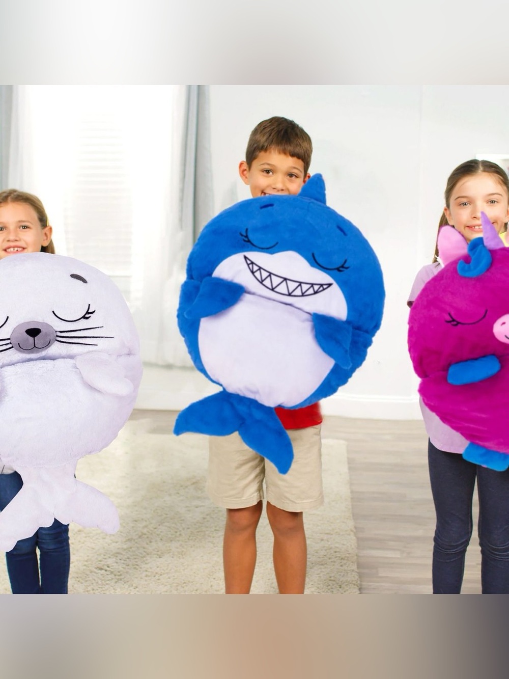 New “Happy Nappers” Large Sleep Sack~Blue Shark 66”x30” - Picture 11 of 11